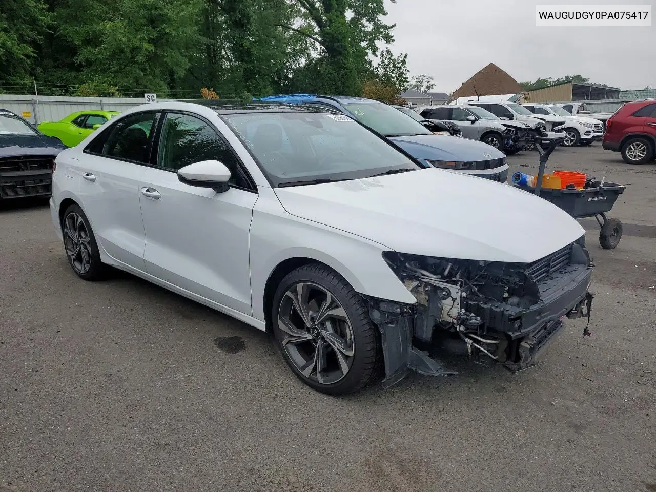 2023 Audi A3 Premium VIN: WAUGUDGY0PA075417 Lot: 57857946