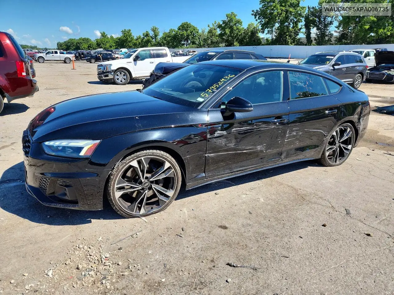 2023 Audi S5 Premium Plus VIN: WAUC4CF5XPA006735 Lot: 57952436
