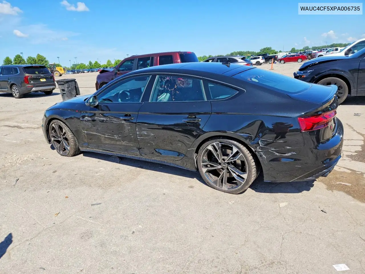 2023 Audi S5 Premium Plus VIN: WAUC4CF5XPA006735 Lot: 57952436