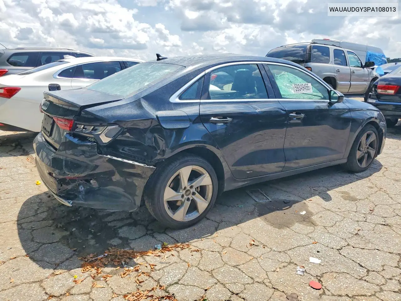 2023 Audi A3 Premium VIN: WAUAUDGY3PA108013 Lot: 59349466