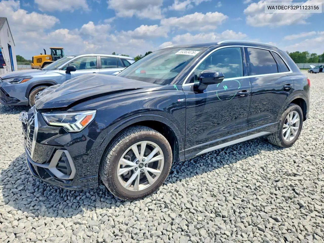 2023 Audi Q3 Premium S Line 45 VIN: WA1DECF32P1123156 Lot: 59363476