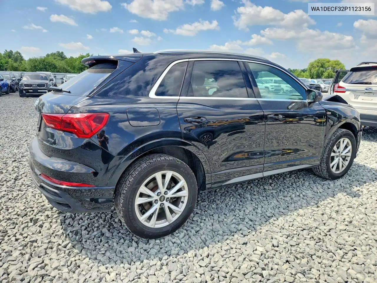 2023 Audi Q3 Premium S Line 45 VIN: WA1DECF32P1123156 Lot: 59363476
