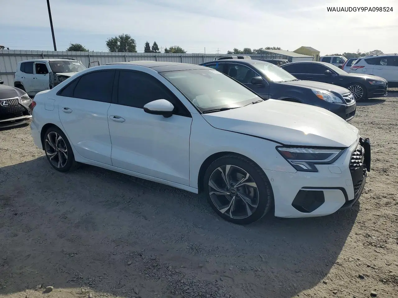 2023 Audi A3 Premium VIN: WAUAUDGY9PA098524 Lot: 59709026