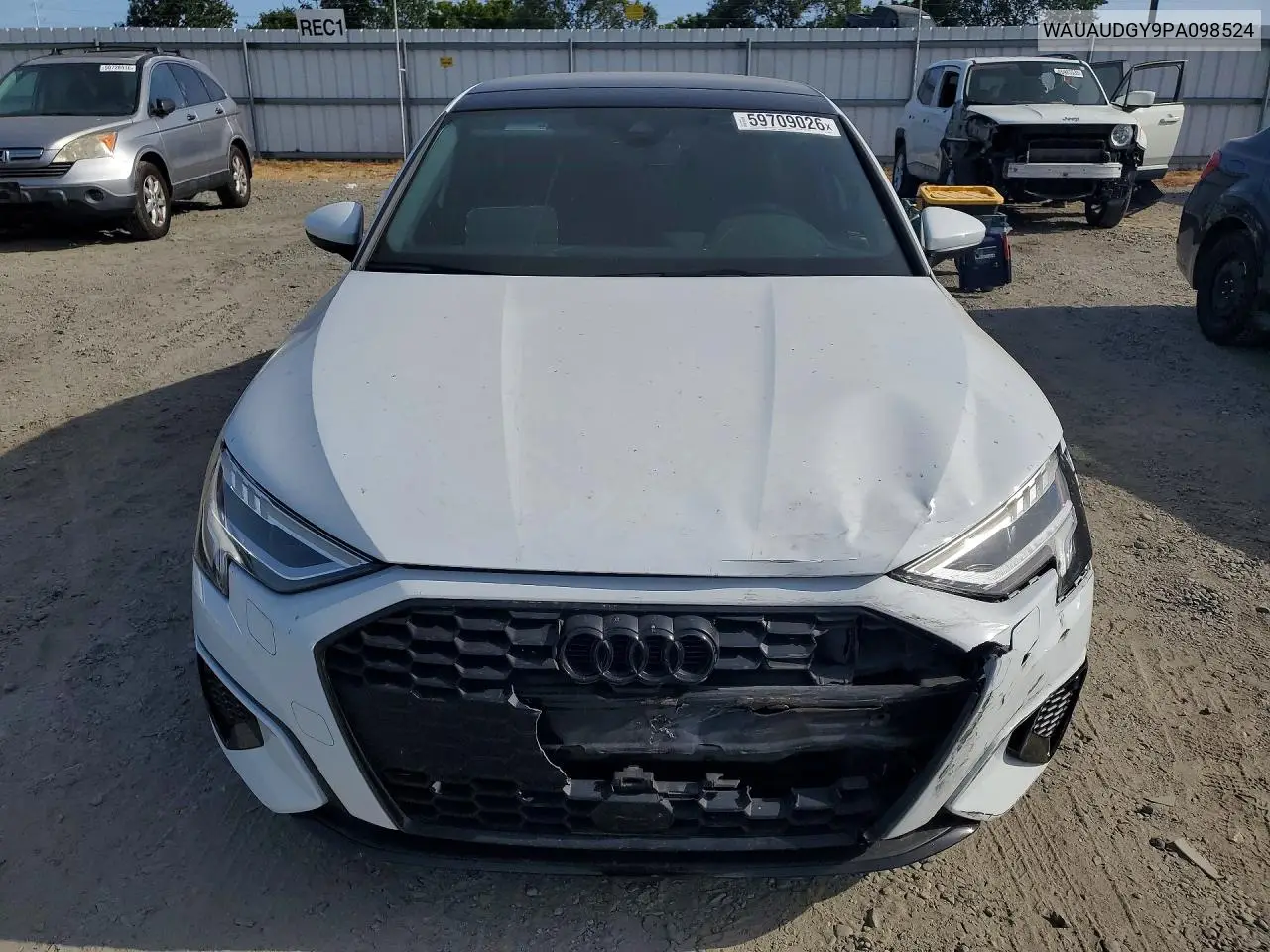 2023 Audi A3 Premium VIN: WAUAUDGY9PA098524 Lot: 59709026