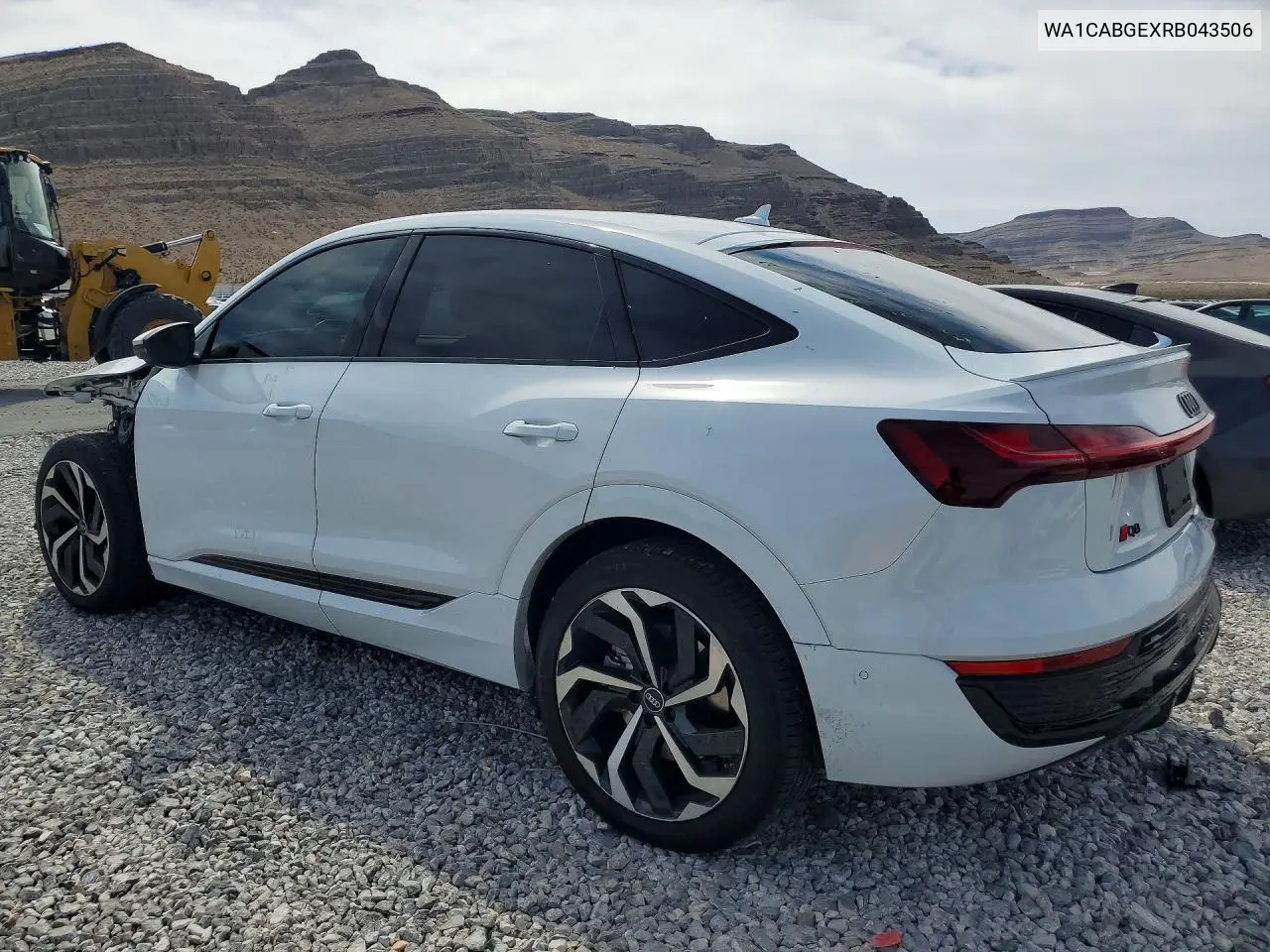 2024 Audi Q8 E-Tron Sportback Premium Plus VIN: WA1CABGEXRB043506 Lot: 48506566