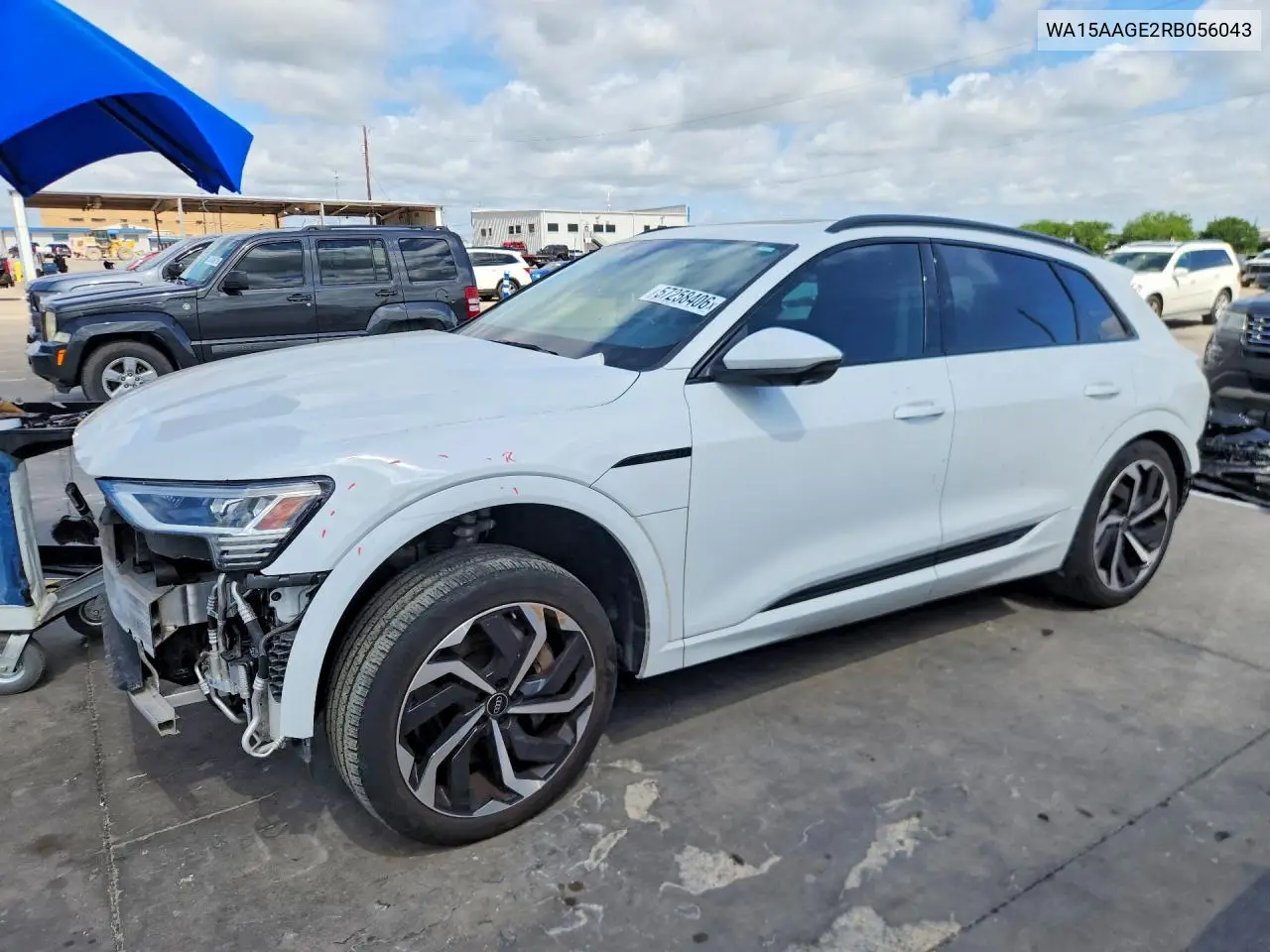 2024 Audi Q8 E-Tron Premium Plus VIN: WA15AAGE2RB056043 Lot: 57258406
