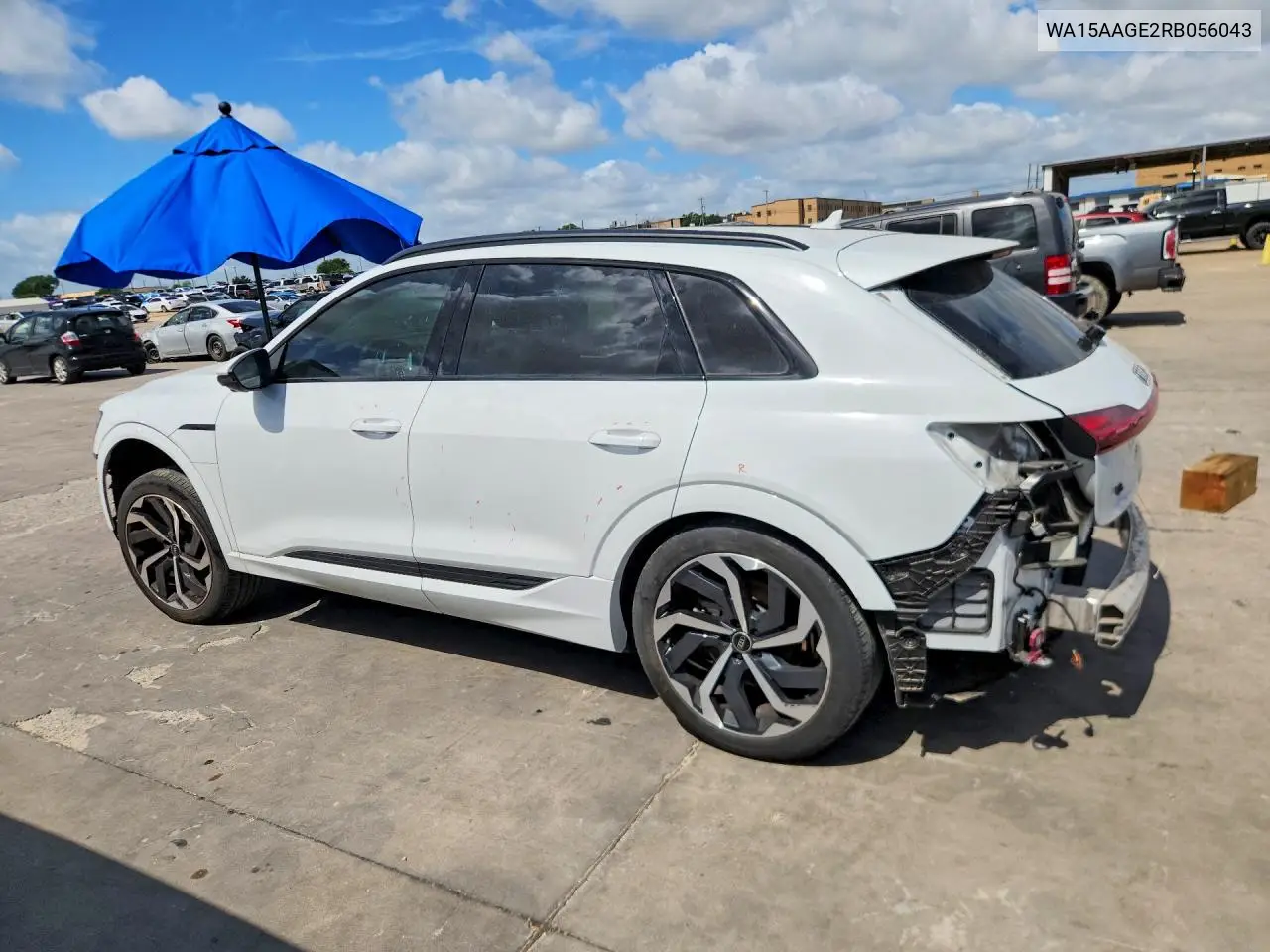 2024 Audi Q8 E-Tron Premium Plus VIN: WA15AAGE2RB056043 Lot: 57258406