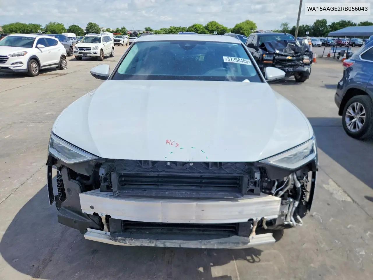 2024 Audi Q8 E-Tron Premium Plus VIN: WA15AAGE2RB056043 Lot: 57258406