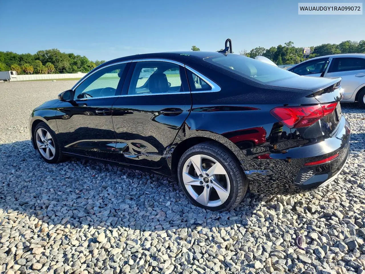 2024 Audi A3 Premium VIN: WAUAUDGY1RA099072 Lot: 58277566