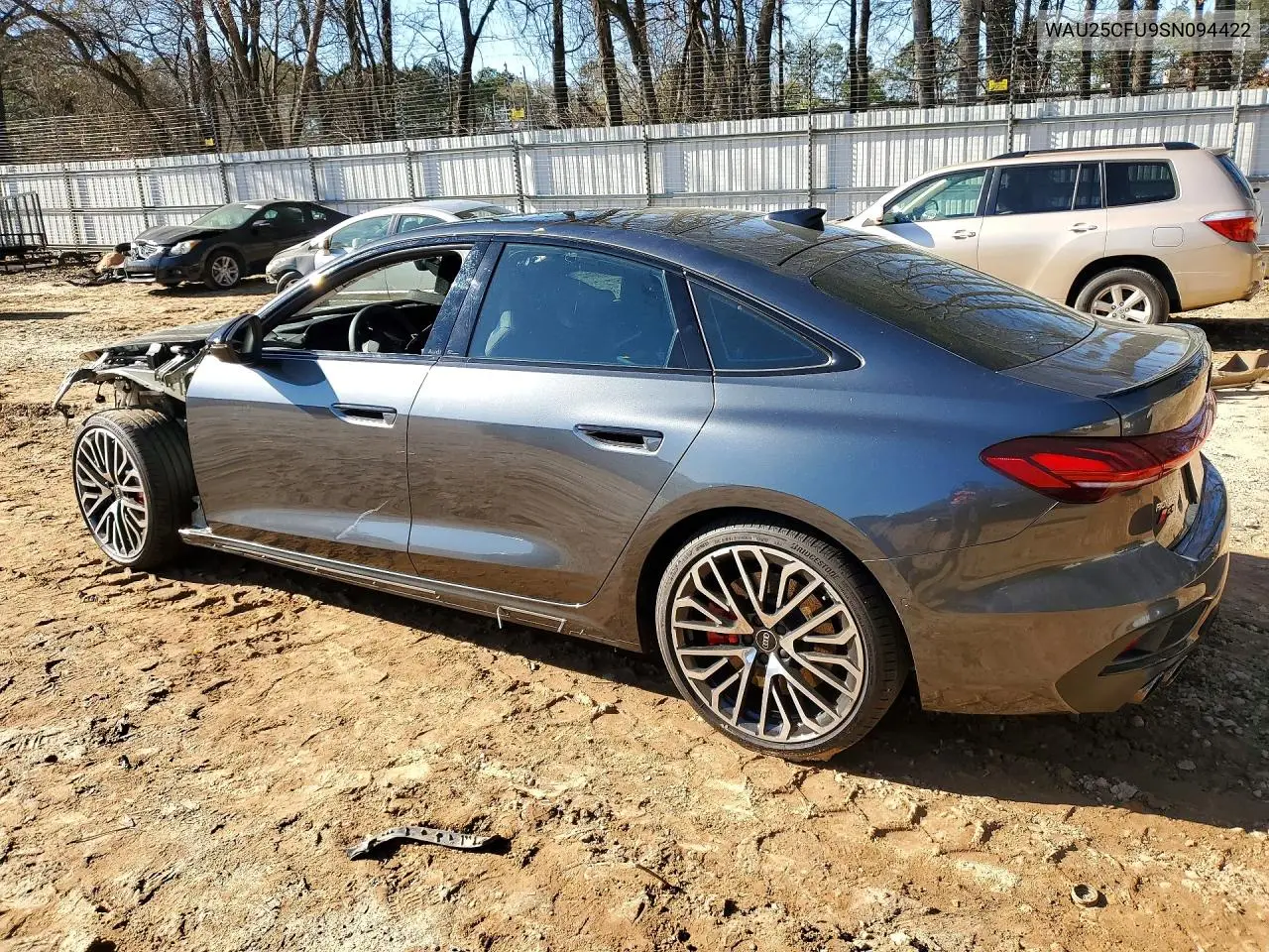2025 Audi S5 Premium Plus VIN: WAU25CFU9SN094422 Lot: 45736996