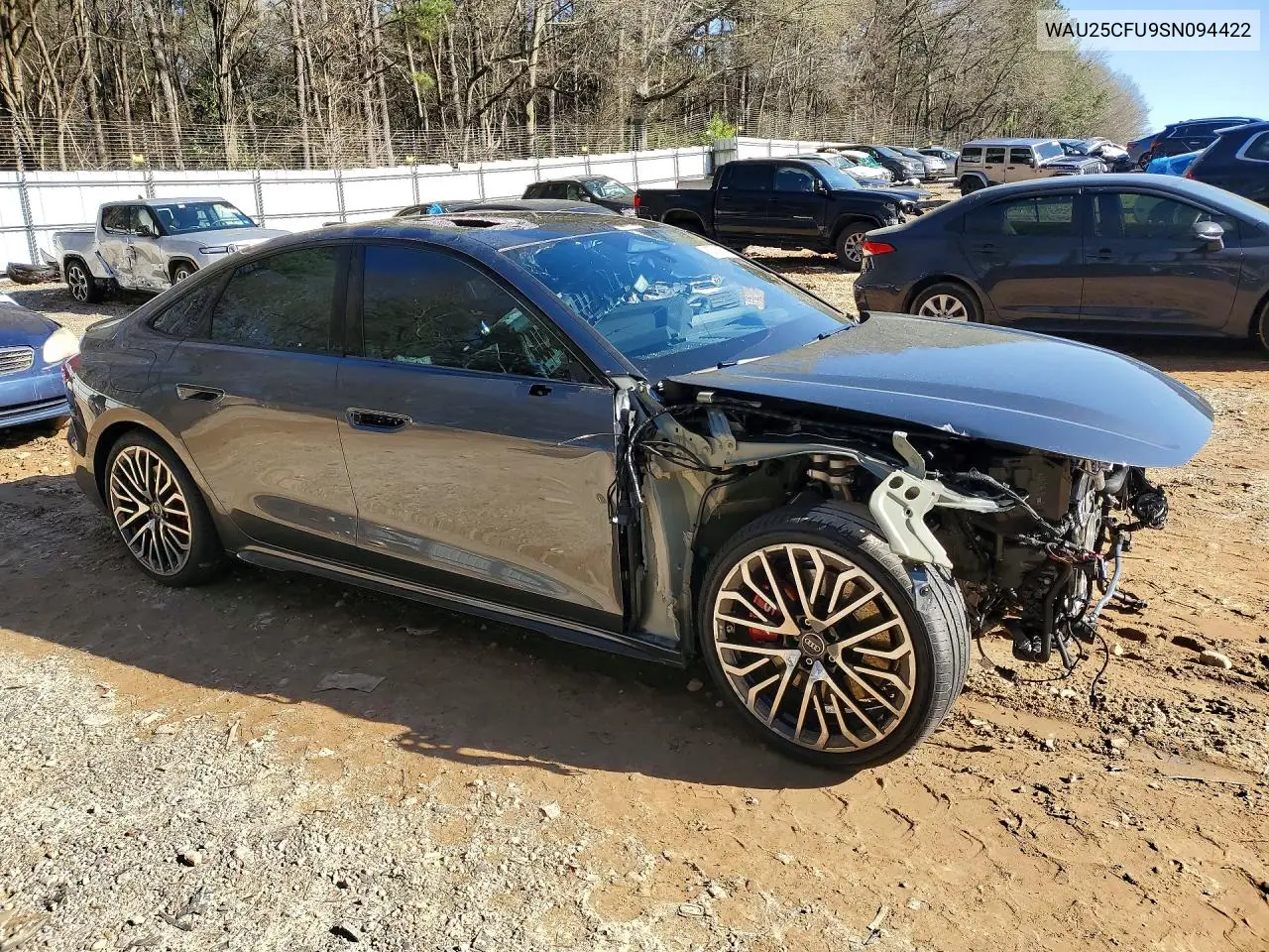 2025 Audi S5 Premium Plus VIN: WAU25CFU9SN094422 Lot: 45736996