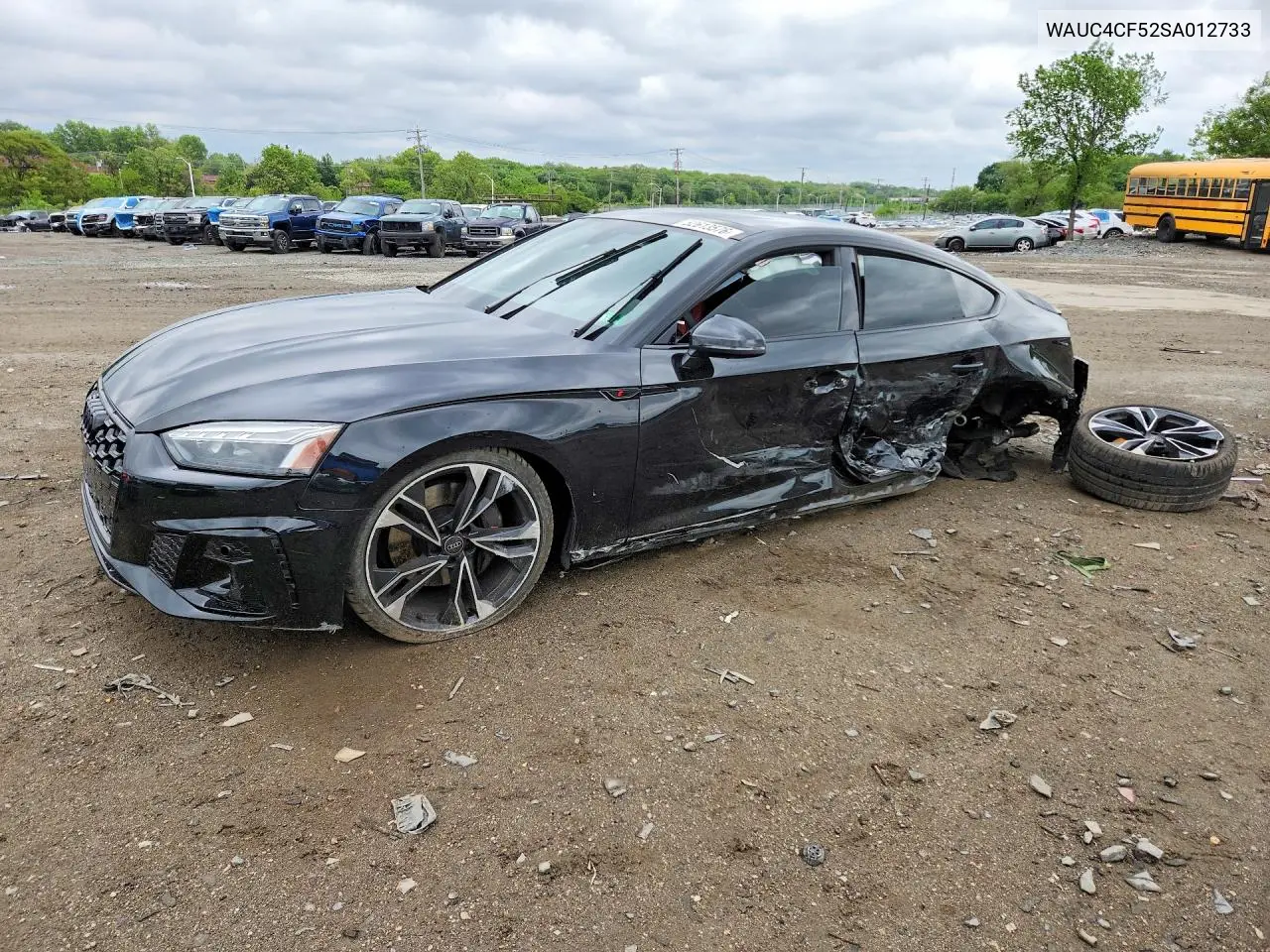 2025 Audi S5 Premium Plus VIN: WAUC4CF52SA012733 Lot: 52613576