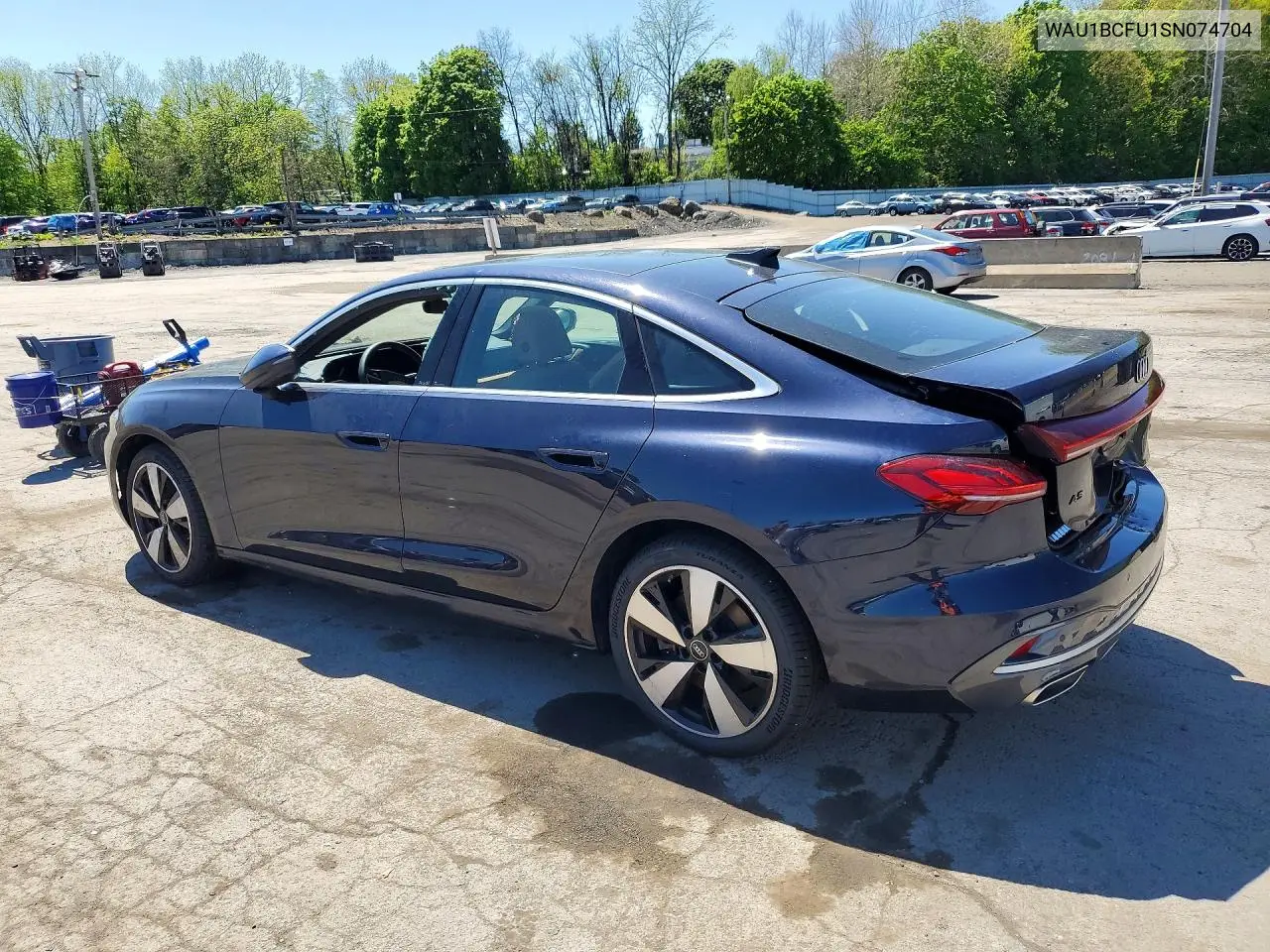 2025 Audi A5 Premium VIN: WAU1BCFU1SN074704 Lot: 52888366