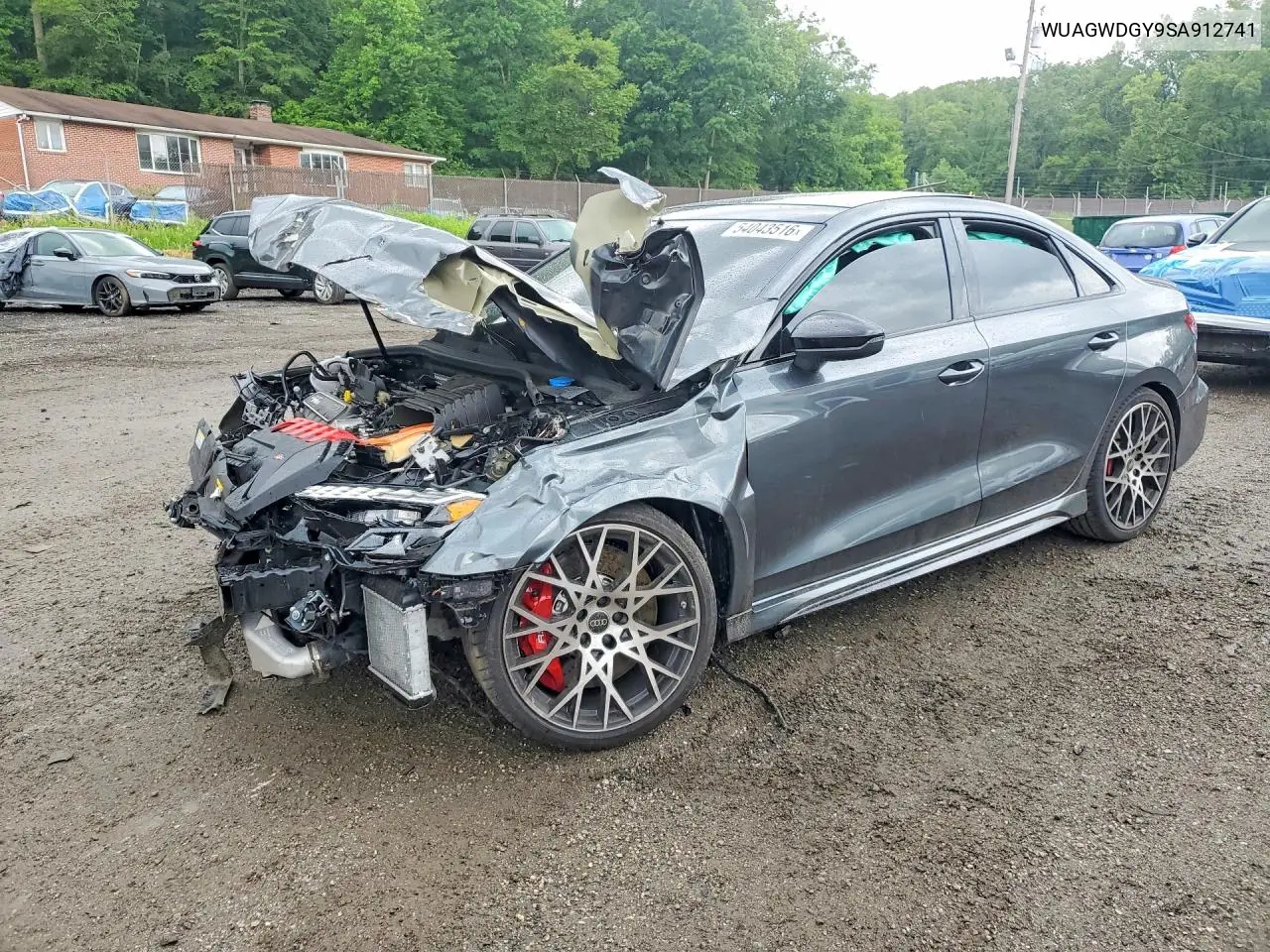 2025 Audi Rs3 VIN: WUAGWDGY9SA912741 Lot: 54043516