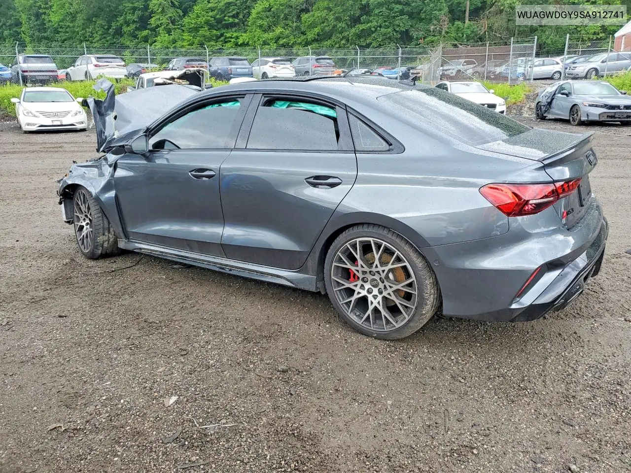 2025 Audi Rs3 VIN: WUAGWDGY9SA912741 Lot: 54043516