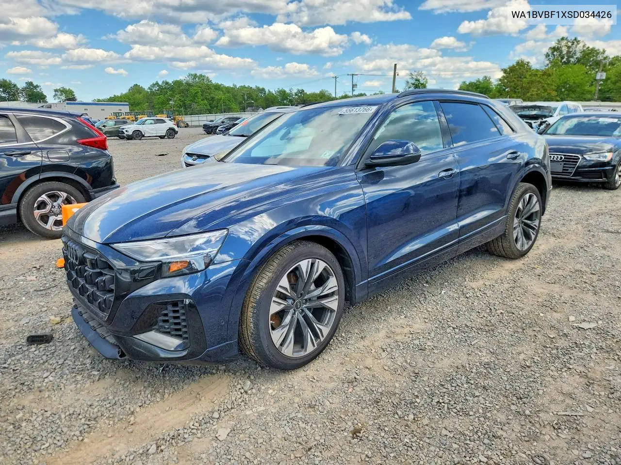 2025 Audi Q8 Premium Plus VIN: WA1BVBF1XSD034426 Lot: 55613766