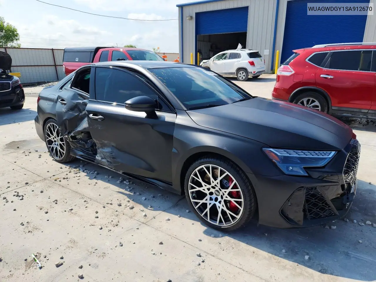2025 Audi Rs3 VIN: WUAGWDGY1SA912670 Lot: 57934786