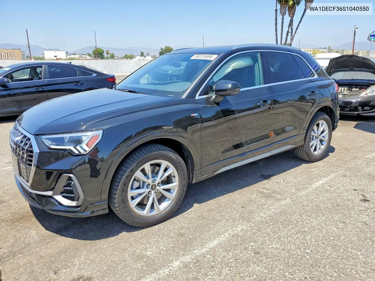 2025 Audi Q3 Premium S Line 45 VIN: WA1DECF36S1040550 Lot: 58224696