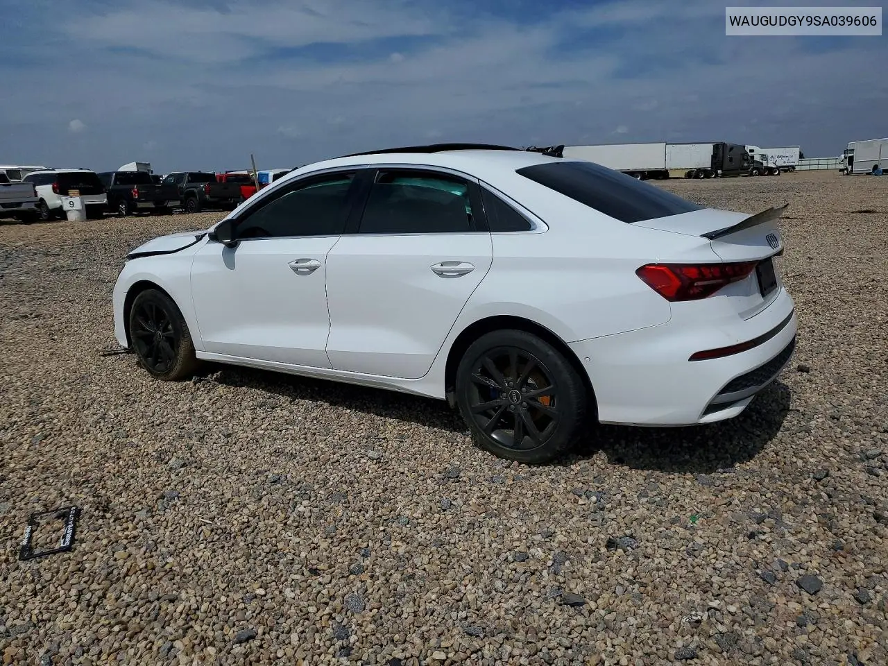 2025 Audi A3 Premium VIN: WAUGUDGY9SA039606 Lot: 59350096