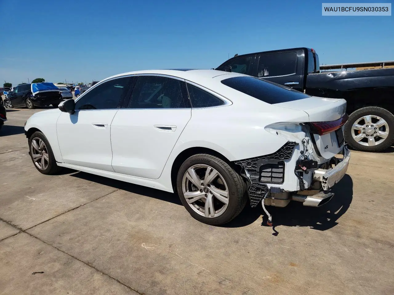 2025 Audi A5 Premium VIN: WAU1BCFU9SN030353 Lot: 60077026