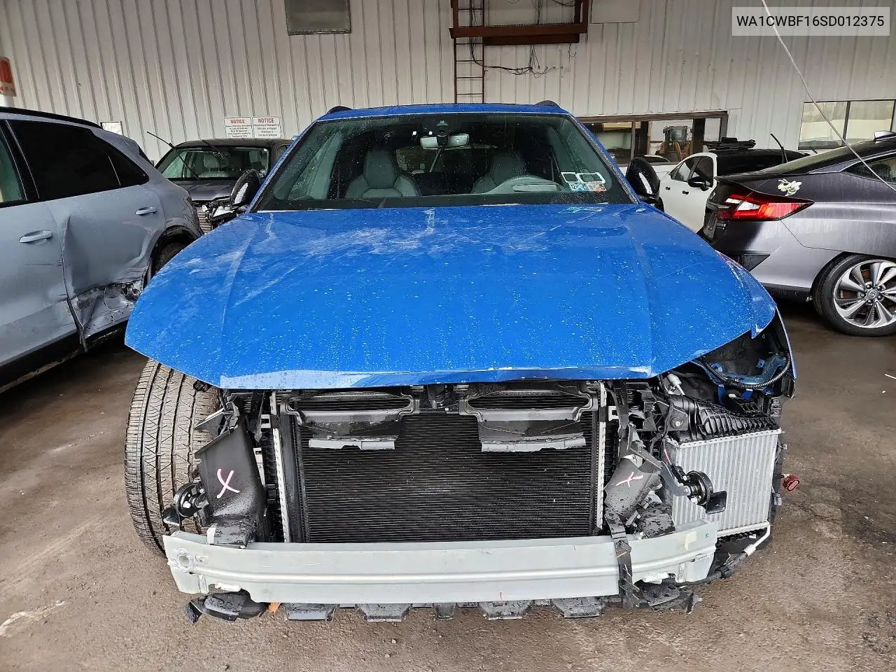 2025 Audi Sq8 Prestige VIN: WA1CWBF16SD012375 Lot: 79355885