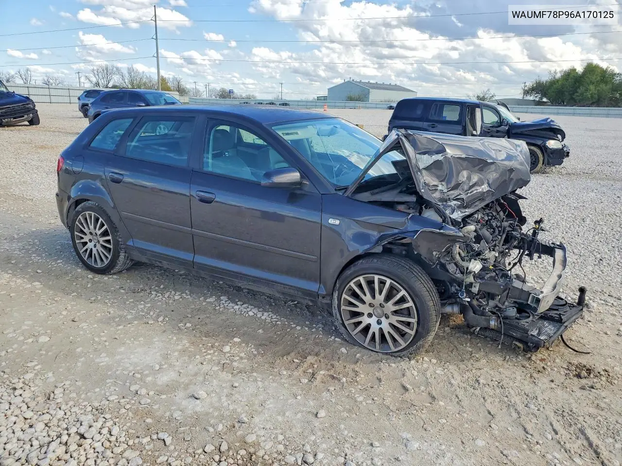 2006 Audi A3 2.0 Sport VIN: WAUMF78P96A170125 Lot: 45912626
