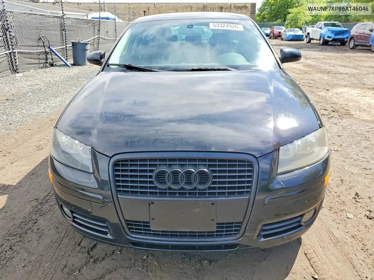 2006 Audi A3 2.0 Premium VIN: WAUNF78P86A146046 Lot: 53324926