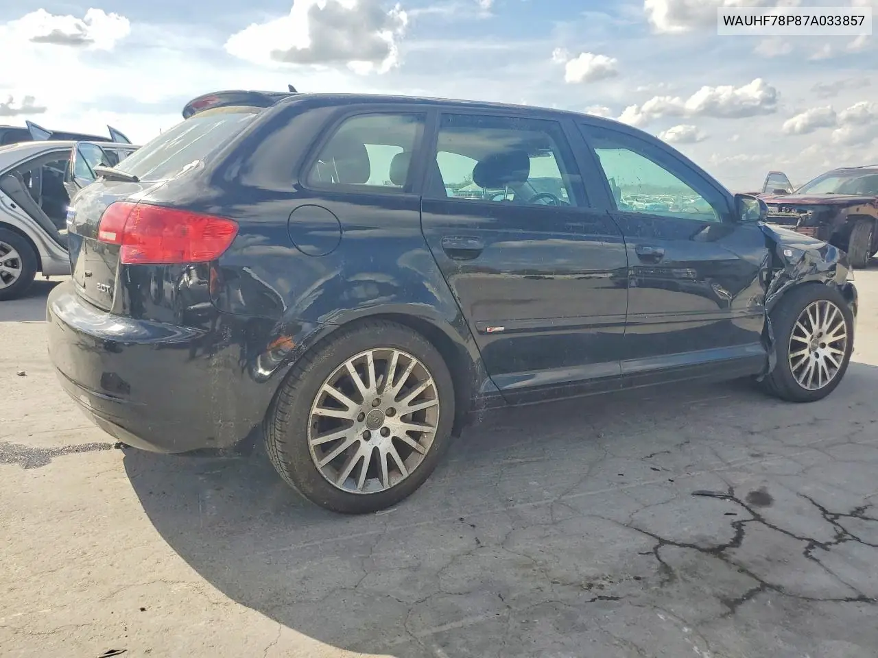 2007 Audi A3 2 VIN: WAUHF78P87A033857 Lot: 48047146