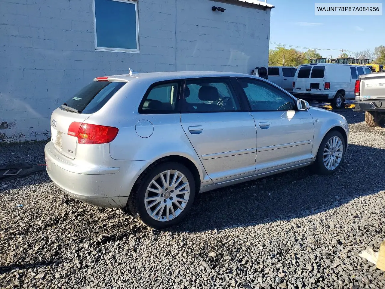 2007 Audi A3 2.0 Premium VIN: WAUNF78P87A084956 Lot: 50965236