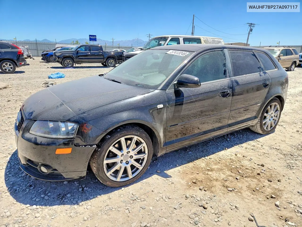 2007 Audi A3 2 VIN: WAUHF78P27A097117 Lot: 57413246