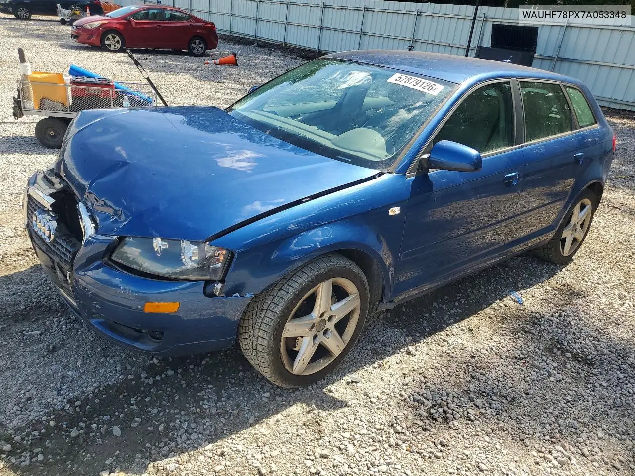 2007 Audi A3 2 VIN: WAUHF78PX7A053348 Lot: 57879126