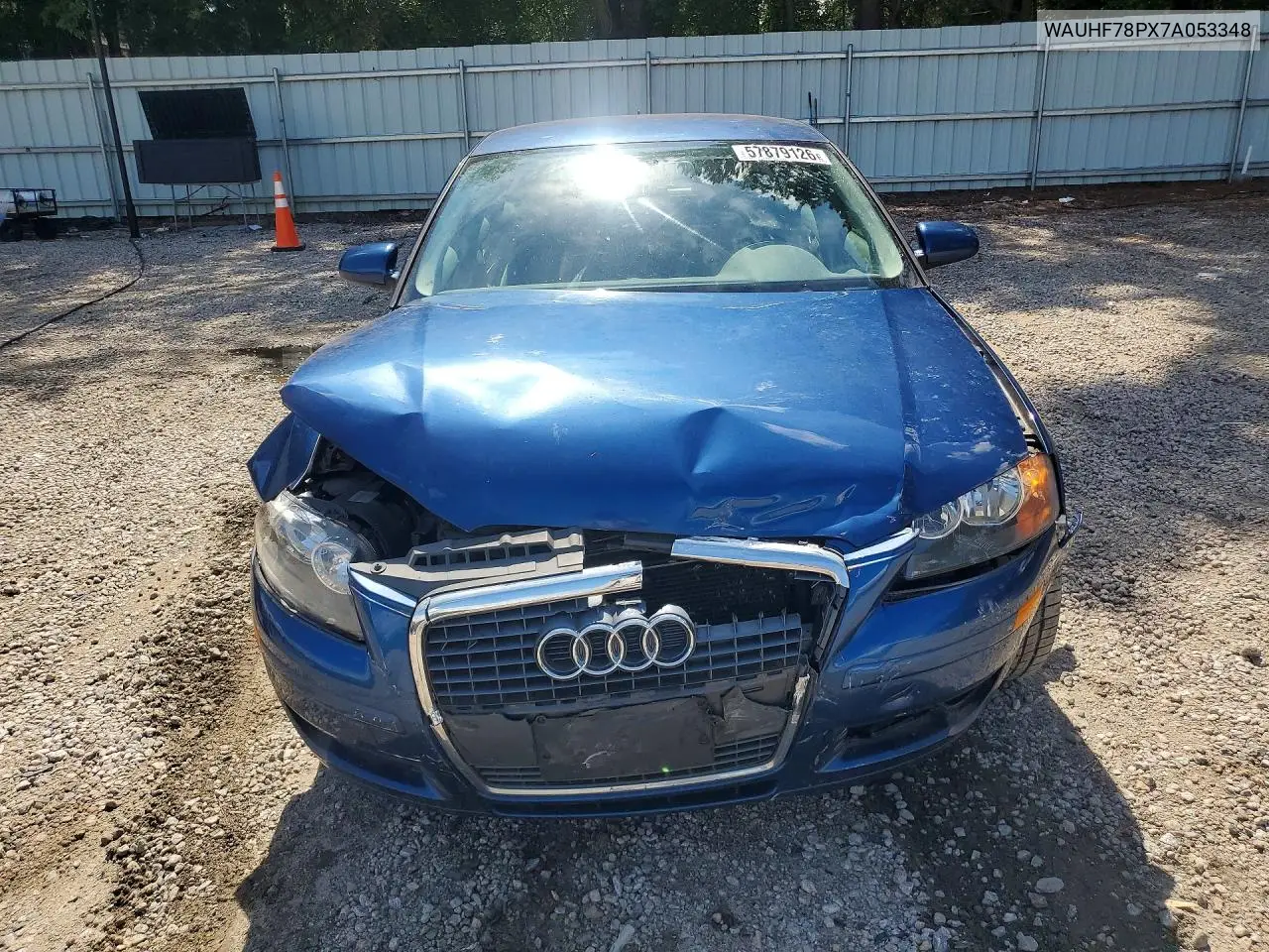 2007 Audi A3 2 VIN: WAUHF78PX7A053348 Lot: 57879126