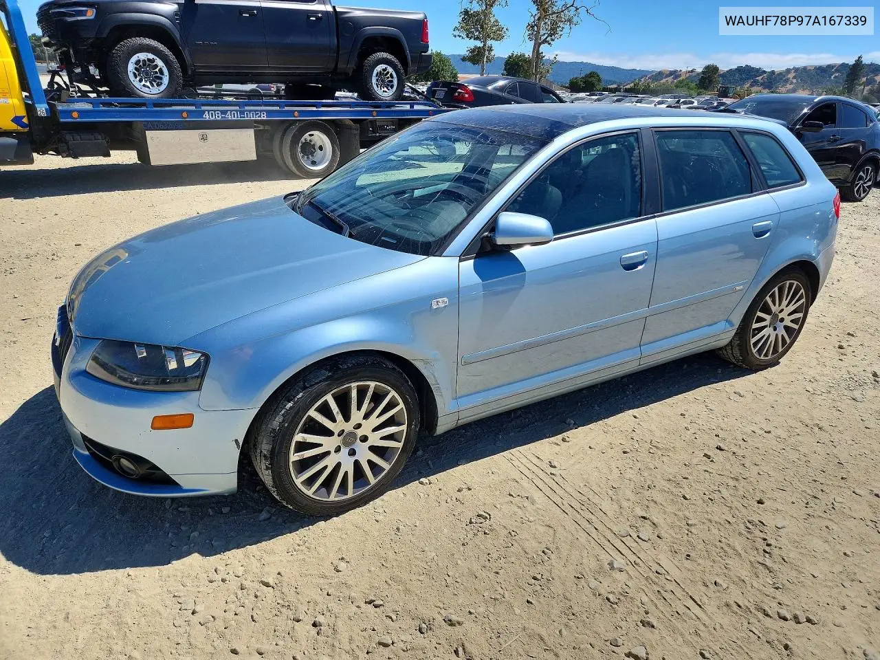 2007 Audi A3 2 VIN: WAUHF78P97A167339 Lot: 58222396