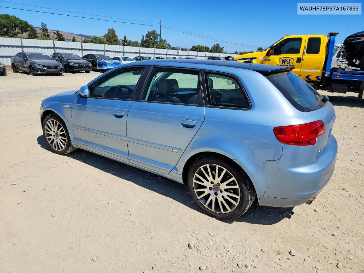 2007 Audi A3 2 VIN: WAUHF78P97A167339 Lot: 58222396