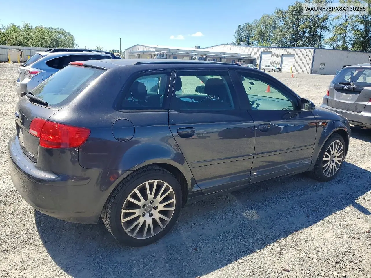 2008 Audi A3 2.0 Premium VIN: WAUNF78PX8A130255 Lot: 56228656