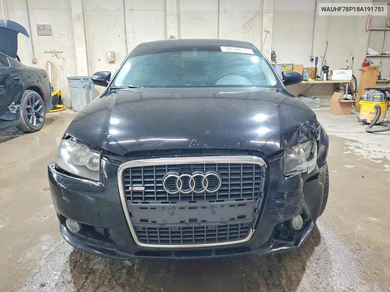 2008 Audi A3 2.0 VIN: WAUHF78P18A191751 Lot: 60578546