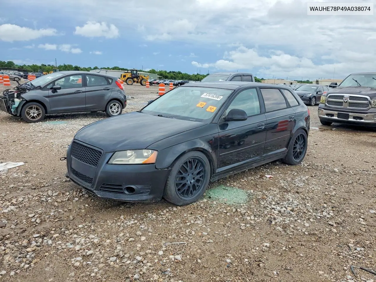 2009 Audi A3 2.0T VIN: WAUHE78P49A038074 Lot: 57416396