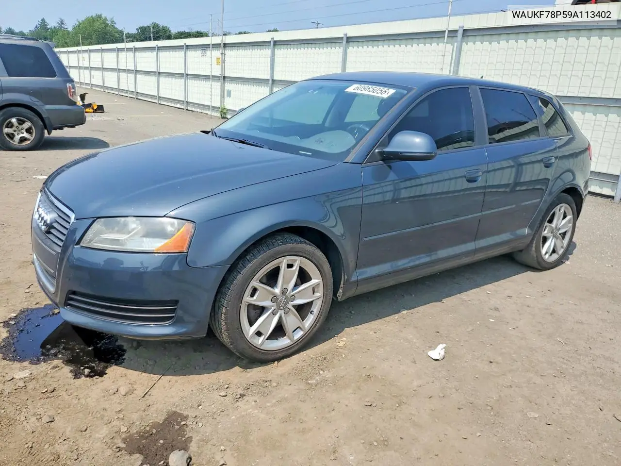 2009 Audi A3 2.0T Quattro VIN: WAUKF78P59A113402 Lot: 60985056