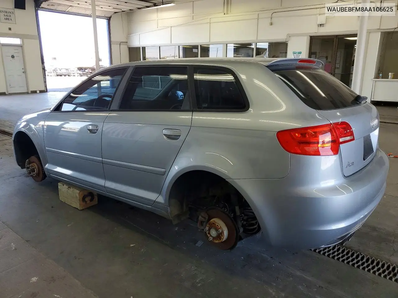 2010 Audi A3 Premium VIN: WAUBEBFM8AA106625 Lot: 58289636