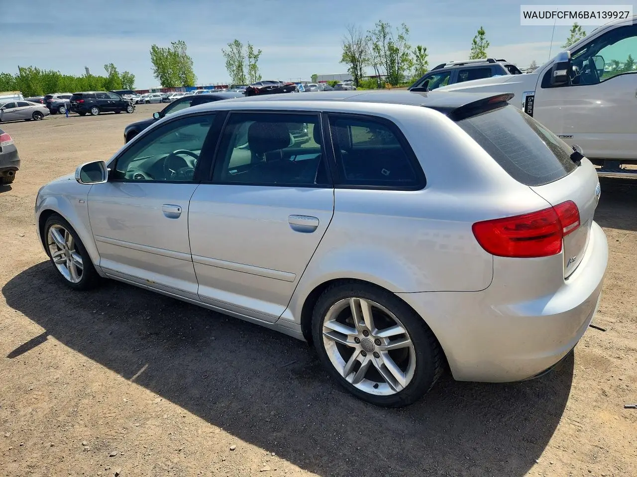 2011 Audi A3 Premium VIN: WAUDFCFM6BA139927 Lot: 55911216