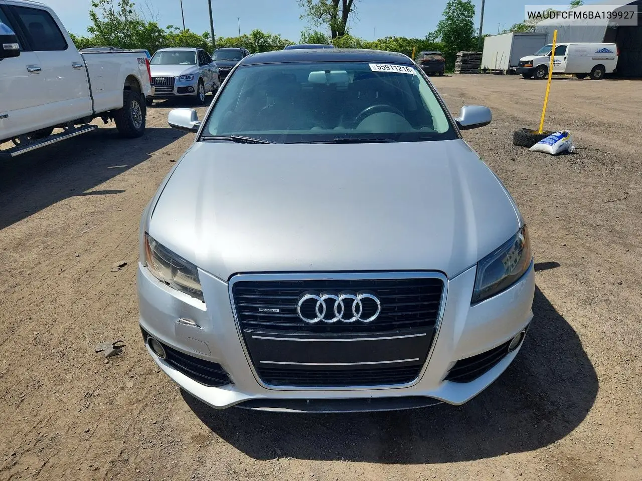 2011 Audi A3 Premium VIN: WAUDFCFM6BA139927 Lot: 55911216