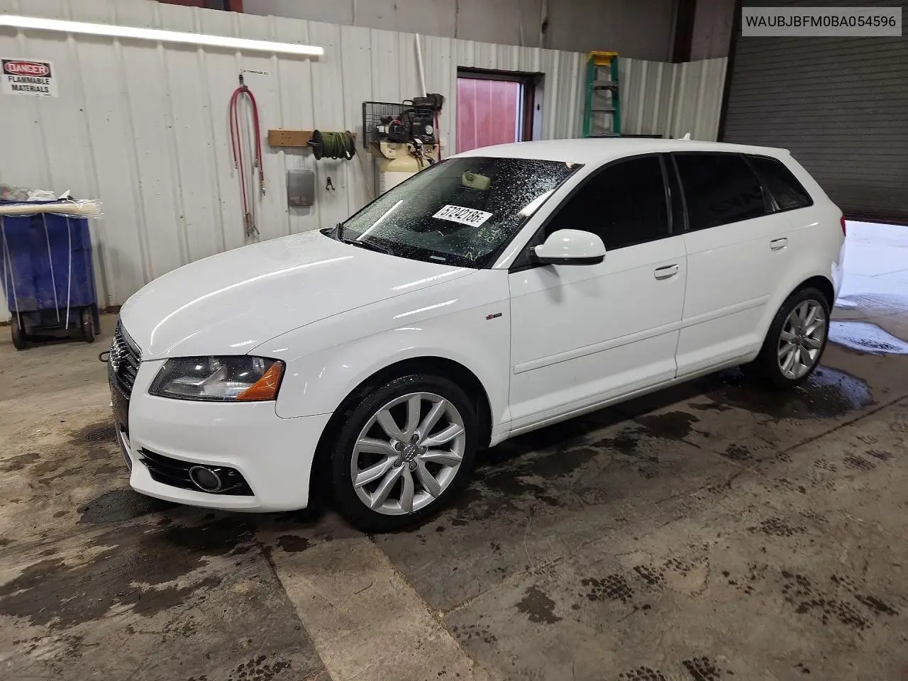 2011 Audi A3 Premium VIN: WAUBJBFM0BA054596 Lot: 57242186
