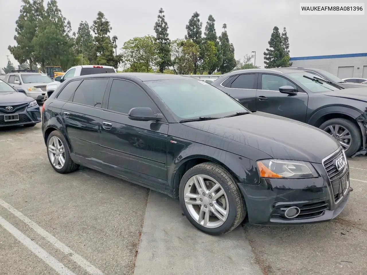 2011 Audi A3 Premium Plus VIN: WAUKEAFM8BA081396 Lot: 57419866