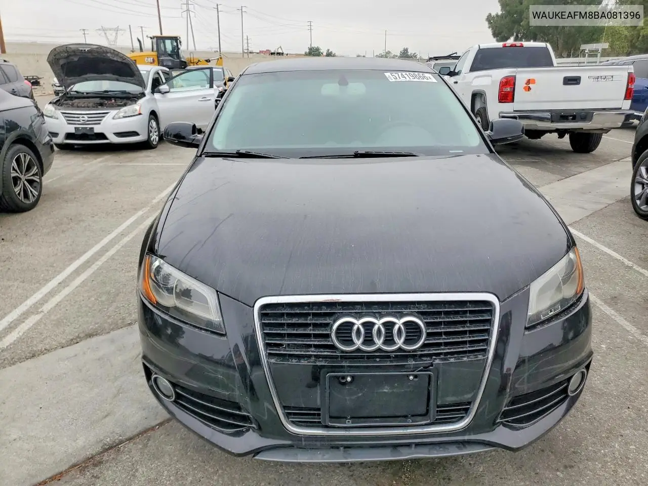 2011 Audi A3 Premium Plus VIN: WAUKEAFM8BA081396 Lot: 57419866