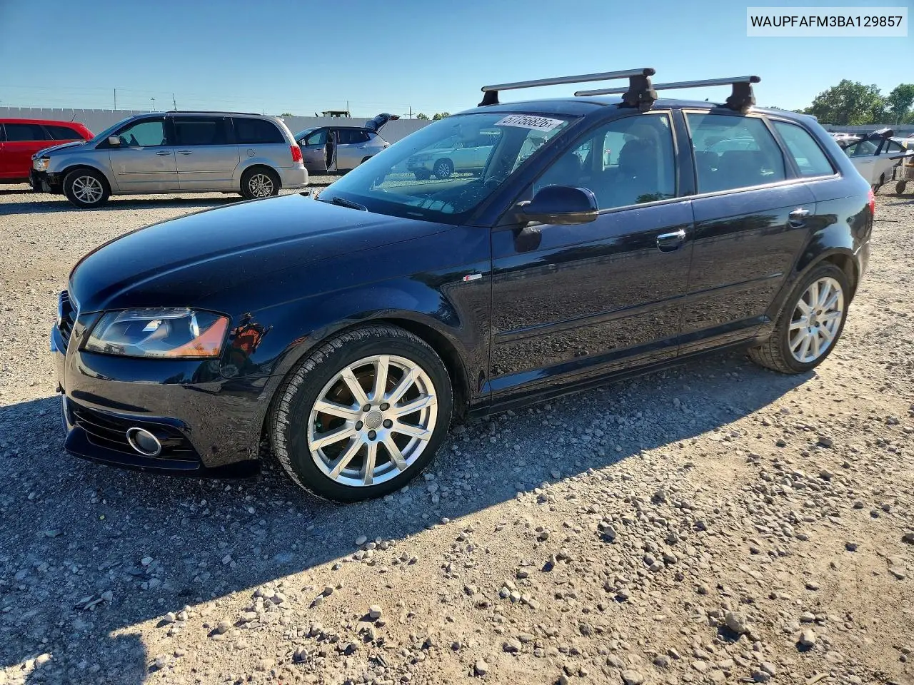 2011 Audi A3 Premium Plus VIN: WAUPFAFM3BA129857 Lot: 57756826