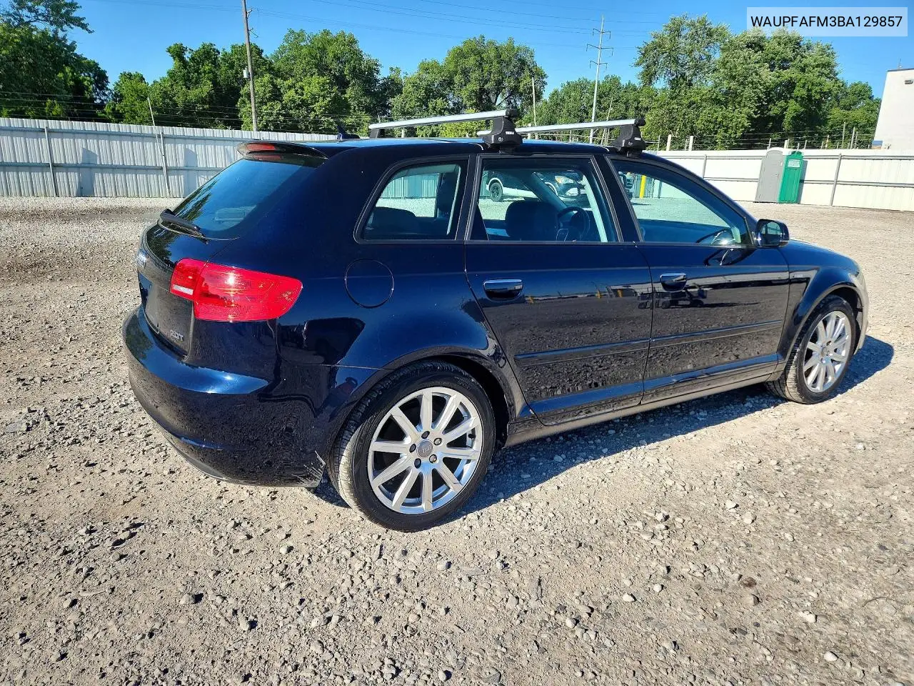 2011 Audi A3 Premium Plus VIN: WAUPFAFM3BA129857 Lot: 57756826