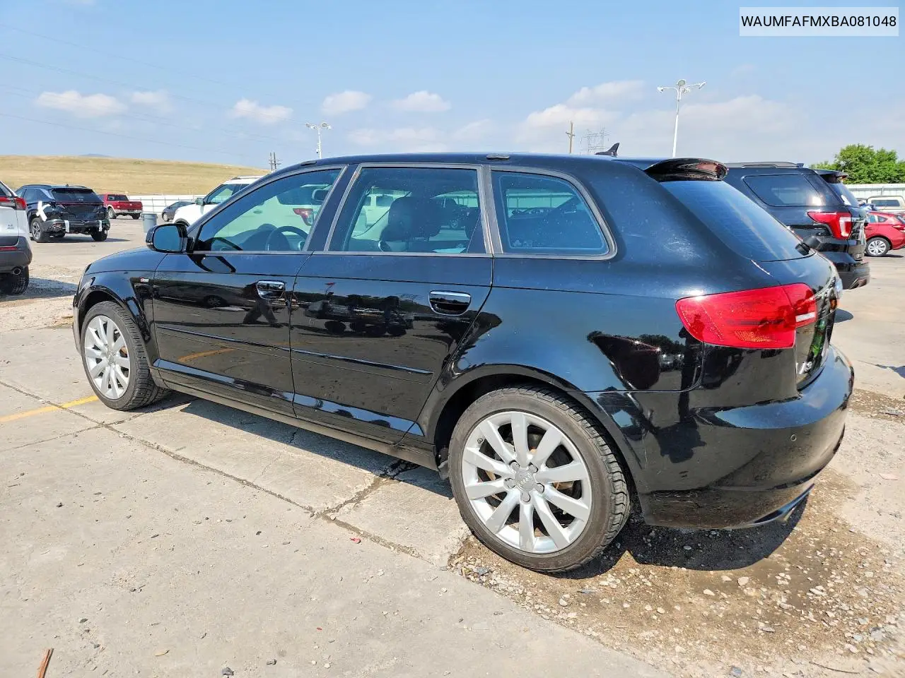 2011 Audi A3 Premium Plus VIN: WAUMFAFMXBA081048 Lot: 58112406