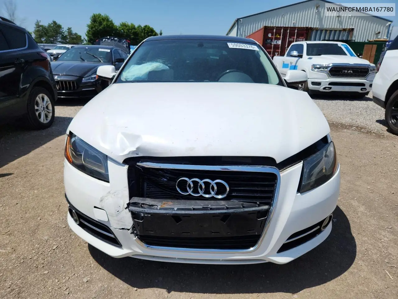 2011 Audi A3 Premium VIN: WAUNFCFM4BA167780 Lot: 59003376