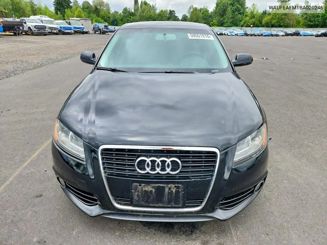2011 Audi A3 Premium VIN: WAUFEAFM1BA020246 Lot: 59551916