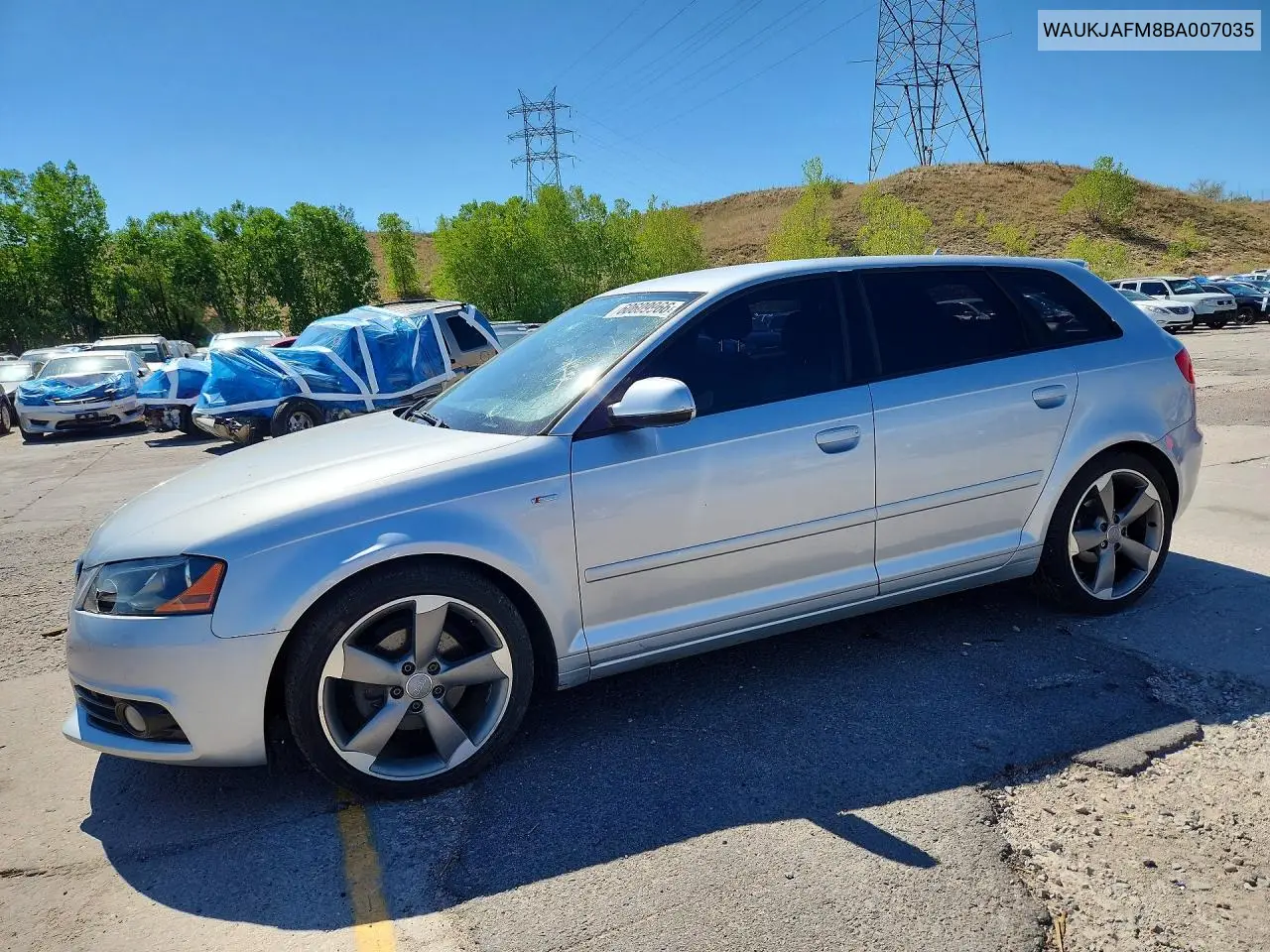 2011 Audi A3 Premium Plus VIN: WAUKJAFM8BA007035 Lot: 60609966